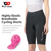 WEST BIKING Women Cycling Padded Shorts Couple's Long Distance Cycling Shorts Men Compression Sportwear Cooling Sport Gear 1