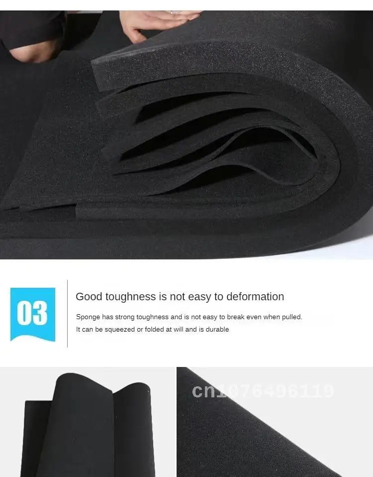 Toolbox Shock-Absorbing Sponge Sheet High Density Foam Pad Cuttable Shadow Foam Insert Hard Case Sponge Cushion Tools Organizer