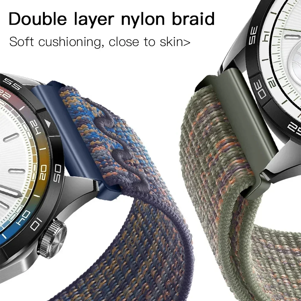 Nylon Loop Strap Watchband in 20mm and 22mm Sizes
