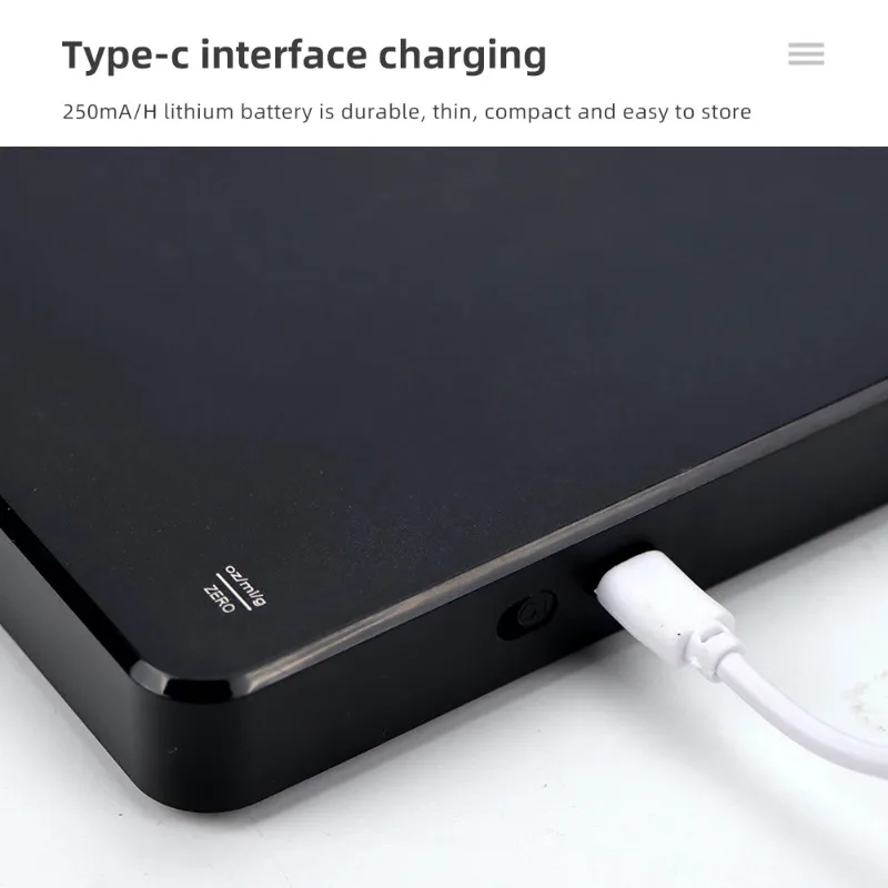 0.1g Precision Digital Coffee Scale - 3kg Capacity with Timer & LED Screen, USB Rechargeable for Espresso/Brewing(Oz/ml/g Units)