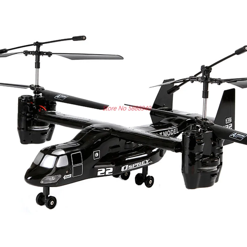 Simulation Osprey V22 Big RC Helicopter Model 2.4G 4CH 150M Fixed Height Function Hover Wireless Remote Control Fighter Boy Toy 6