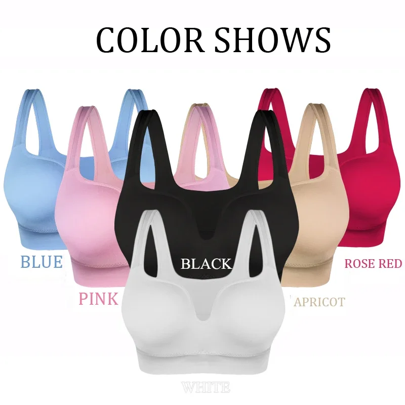 Sports Bra Women Yoga Fitness Running Wireless Push Up