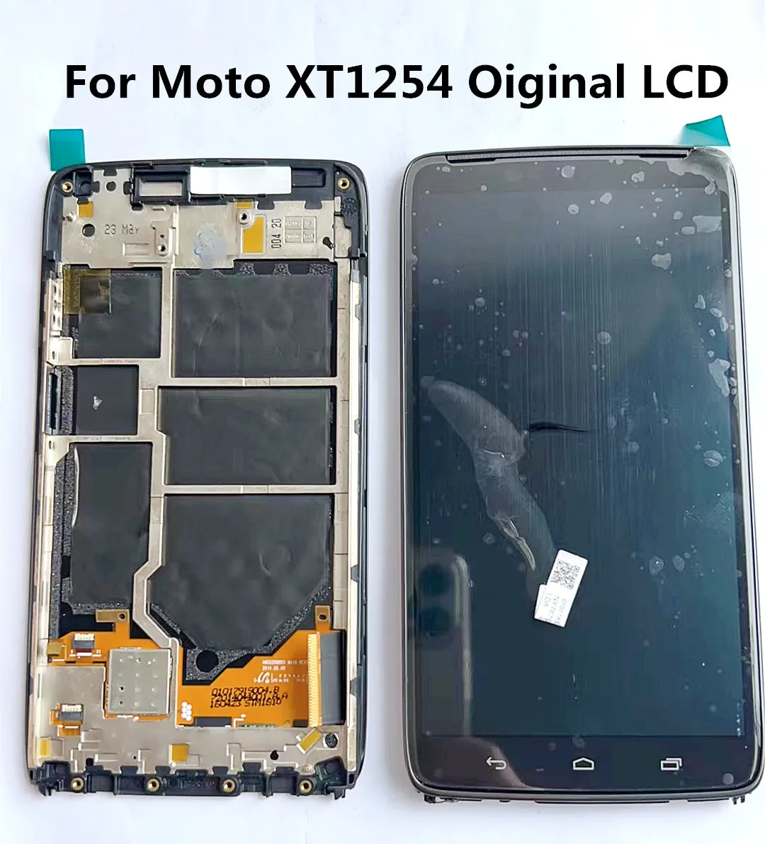 

Original For Motorola Moto Droid Turbo LCD XT1254 XT1225 LCD Display With Frame Touch Screen Digitizer Assembly Replace AMOLED