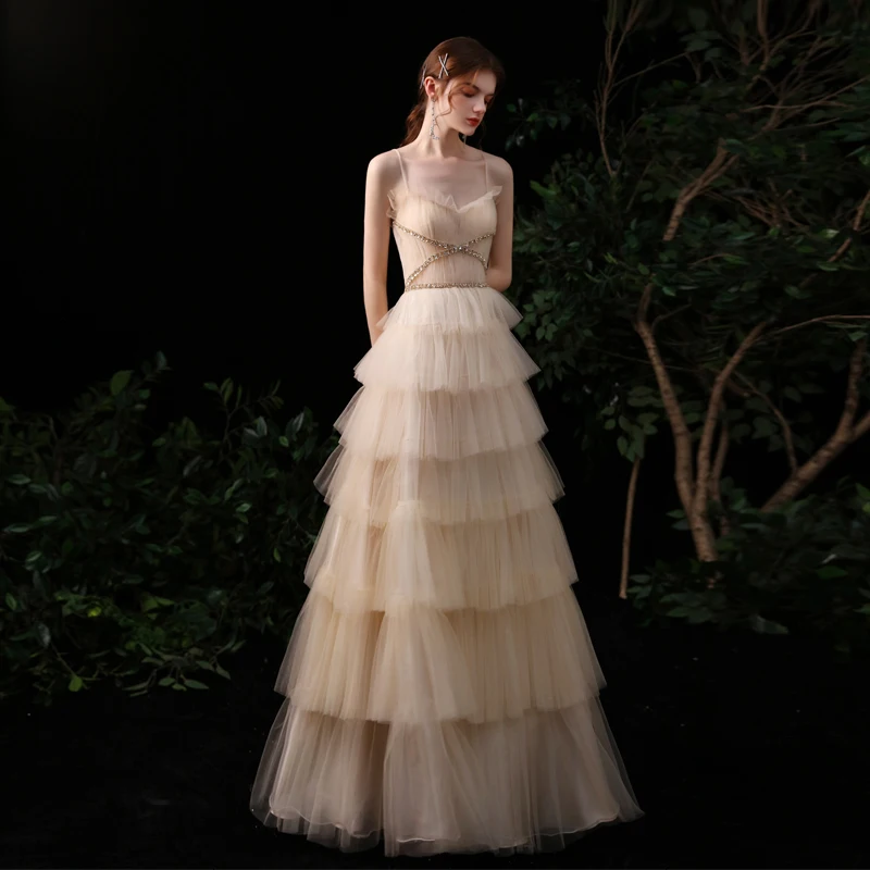 

Elegant Party Dresses for Women Luxury Evening Dress 2023 New in Dresses for Special Events Simple and Elegant Formal Dress Robe