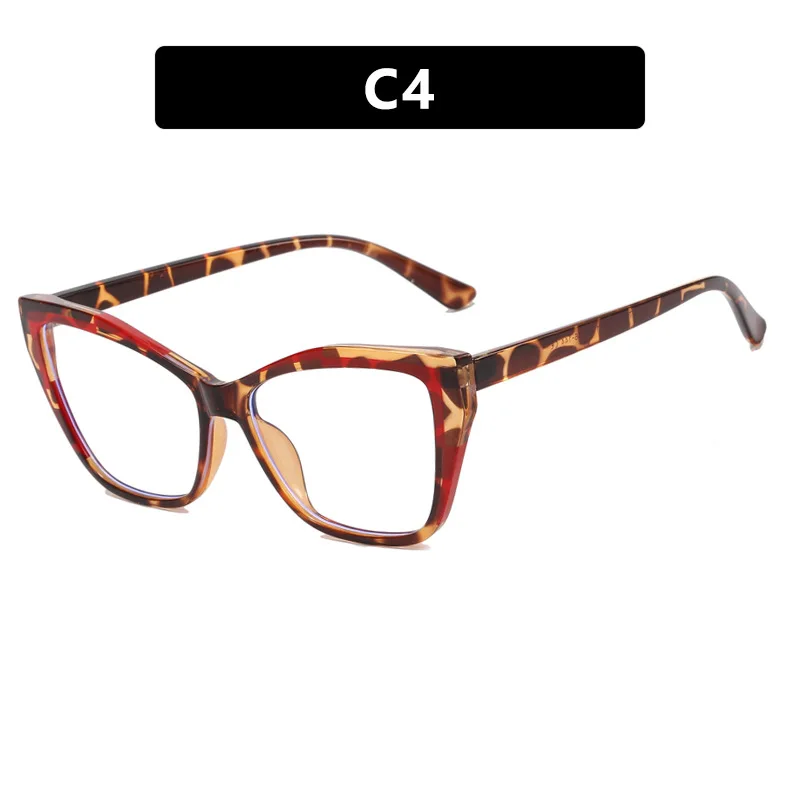 Anti Blue Light Glasses Color Matching Frame Anti-Blue Light New Internet Celebrity Myopia Prescription Glasses Diopter-25 ~-600