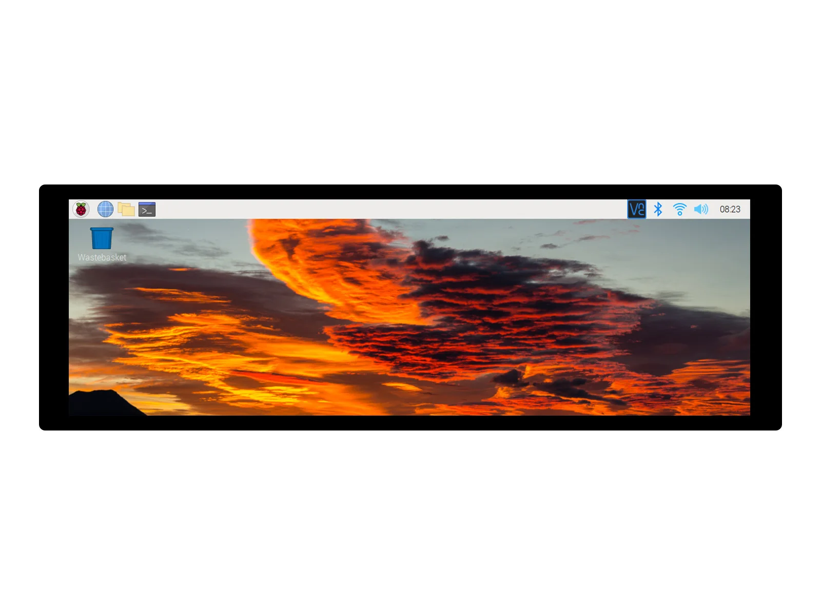 Lcd Dsi Da 7.9 Pollici, Display Touch Capacitivo Per Raspberry Pi, 400X1280, Interfaccia Ips, Dsi, Supporta Pi 5/4B/3B +/3A +, Cm3/3 +/4