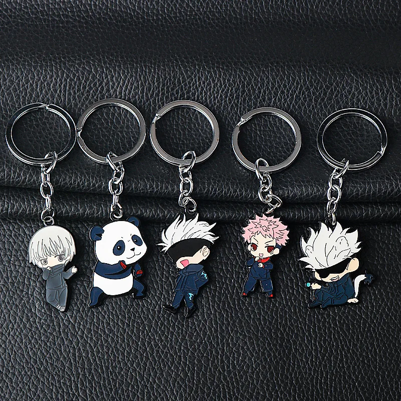 Hot Anime Q Version Of The Key Chain Men's Decorative Key Ring Panda Men's Keychain Fan Gift
