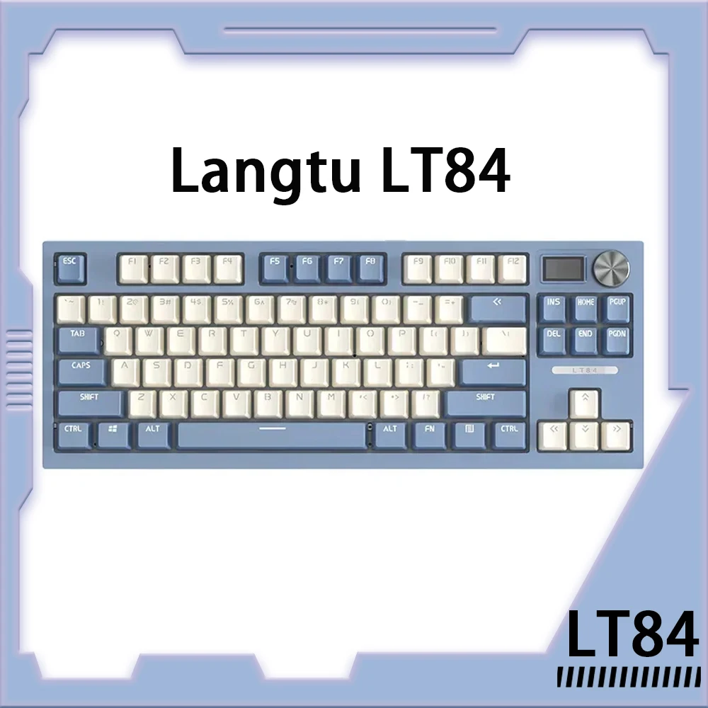 

Langtu LT84 Mechanical Keyboard 84 Keys Customization Rgb Backlit Wireless/ Wired Gaming Keyboardske Hot Swap Keyboard For Gamer