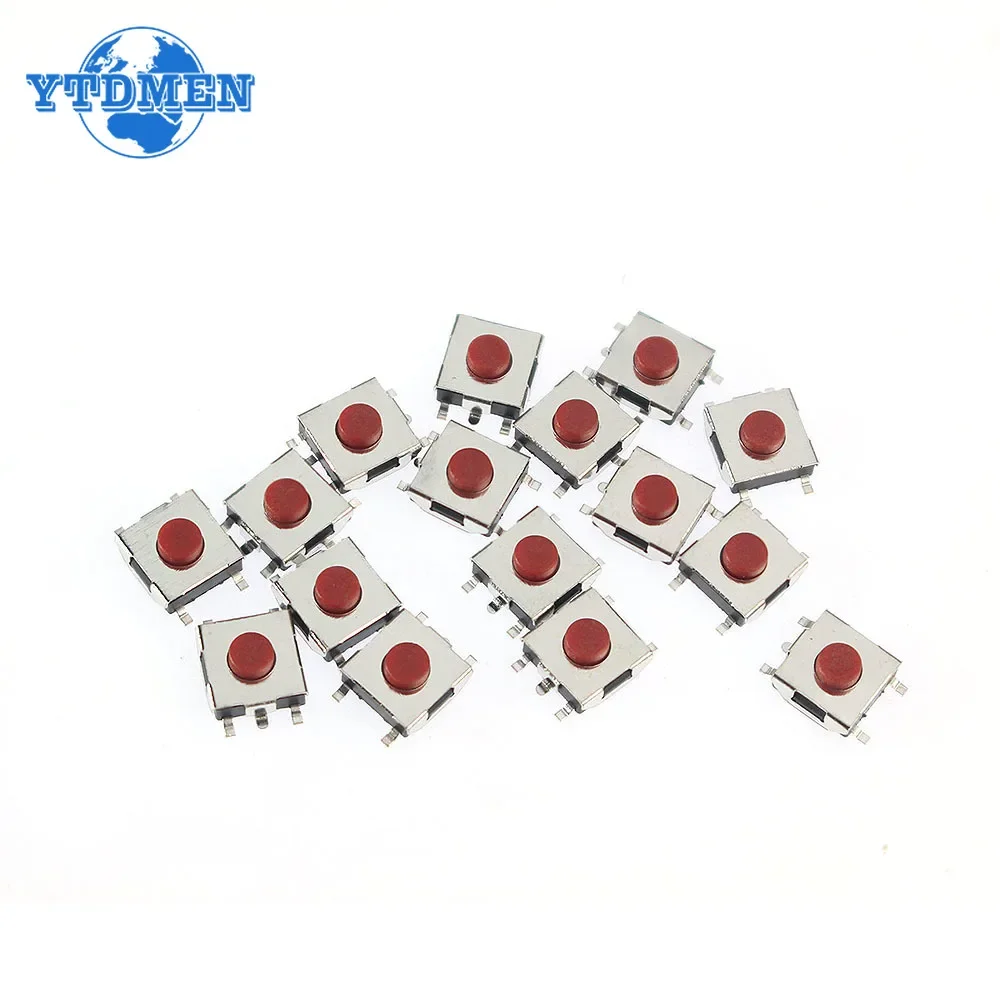 250PCS 10 Types Car Remote Control Tablet Actile Push Button Switch Kit Car Keys Button Touch Microswitch with Box