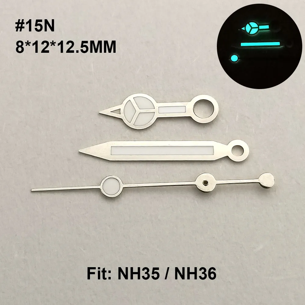 Luminous 12.5mm Watch Hands - Premium Watch Accessories