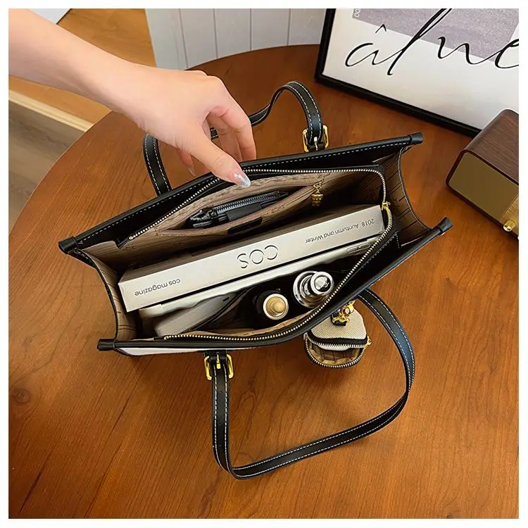 JIAERDI Harajuku Bear Cute Tote Bag Women Vintage Embroidery Chic Casual Shoulder Bags Ladies Retro Large Capacity Handbag New