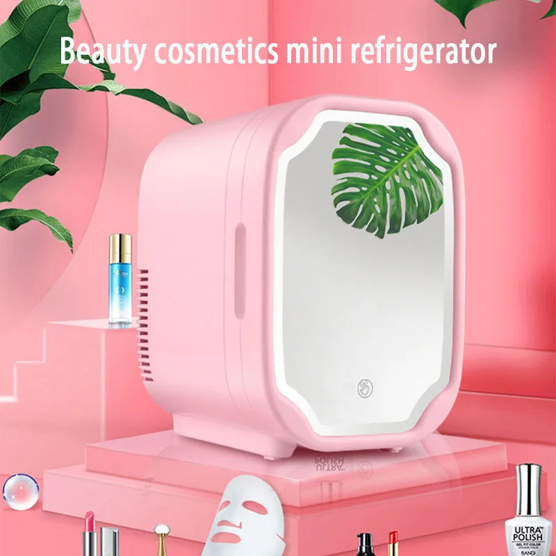Beauty Cosmetics Small Refrigerator Mirror Light Fruit Beverage Facial