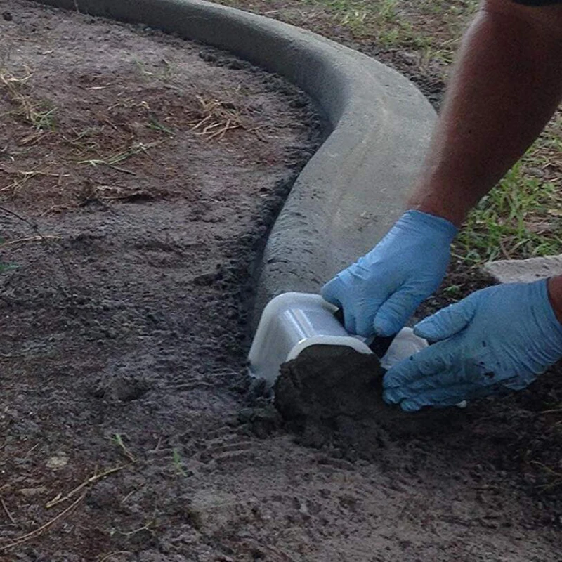 Garden Lawn Patio Grout Roads Concrete Making Mold Concrete Trowel Tool Finishing Trowel Landscape Path Moulding Tools