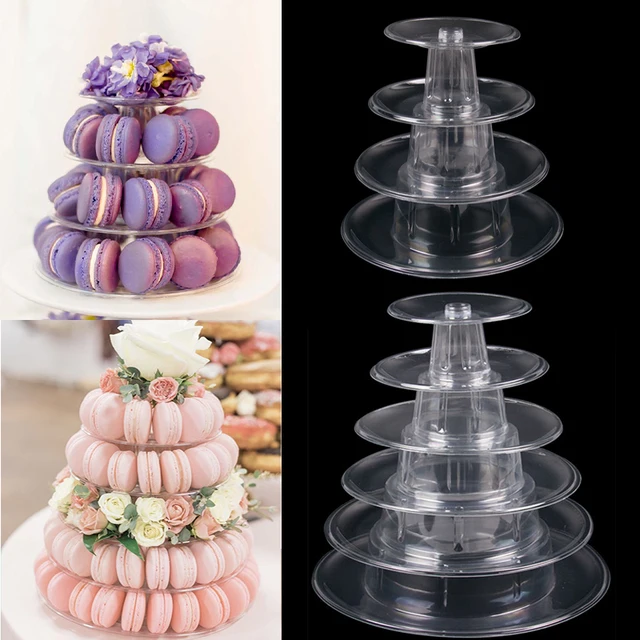 12 Mini Supporti Per Torta Trasparenti - Alzate Per Dolci, Caramelle, Bomboniere Per Matrimoni, Compleanni, Baby Shower - Foto 7
