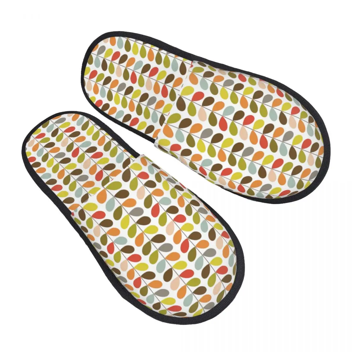 

Custom Multi Stem Soft Memory Foam House Slippers Women Orla Kiely Comfy Warm Anti-skid Sole Slipper