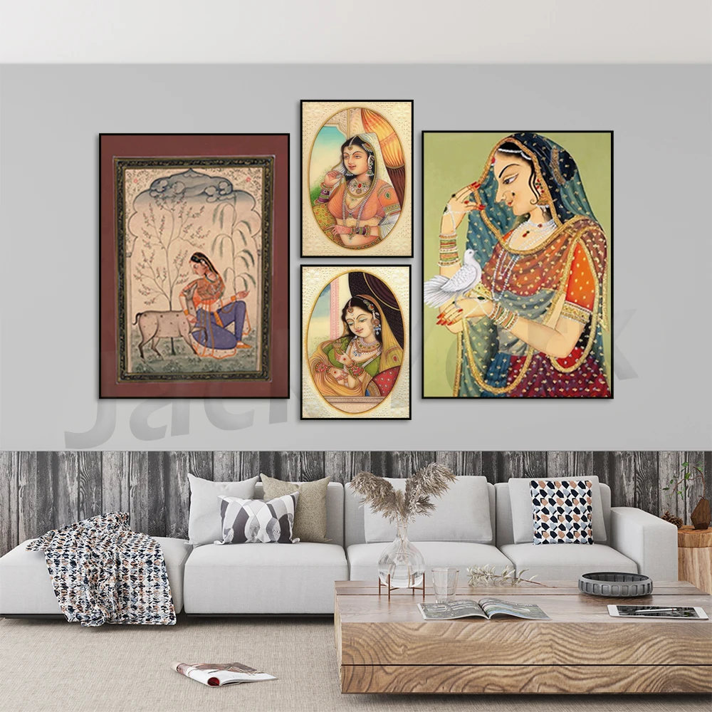Indian Living Room Wall Decoration