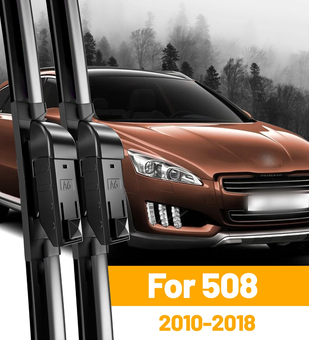 Scheibenwischer Frontwischerblätter Für Peugeot 508 2010 2011 2012 2013 2014 2015 2016 2017 2018 Windschutzscheibe Windschutzscheibe Frontscheibe 26 "+ 26" – Detail 1