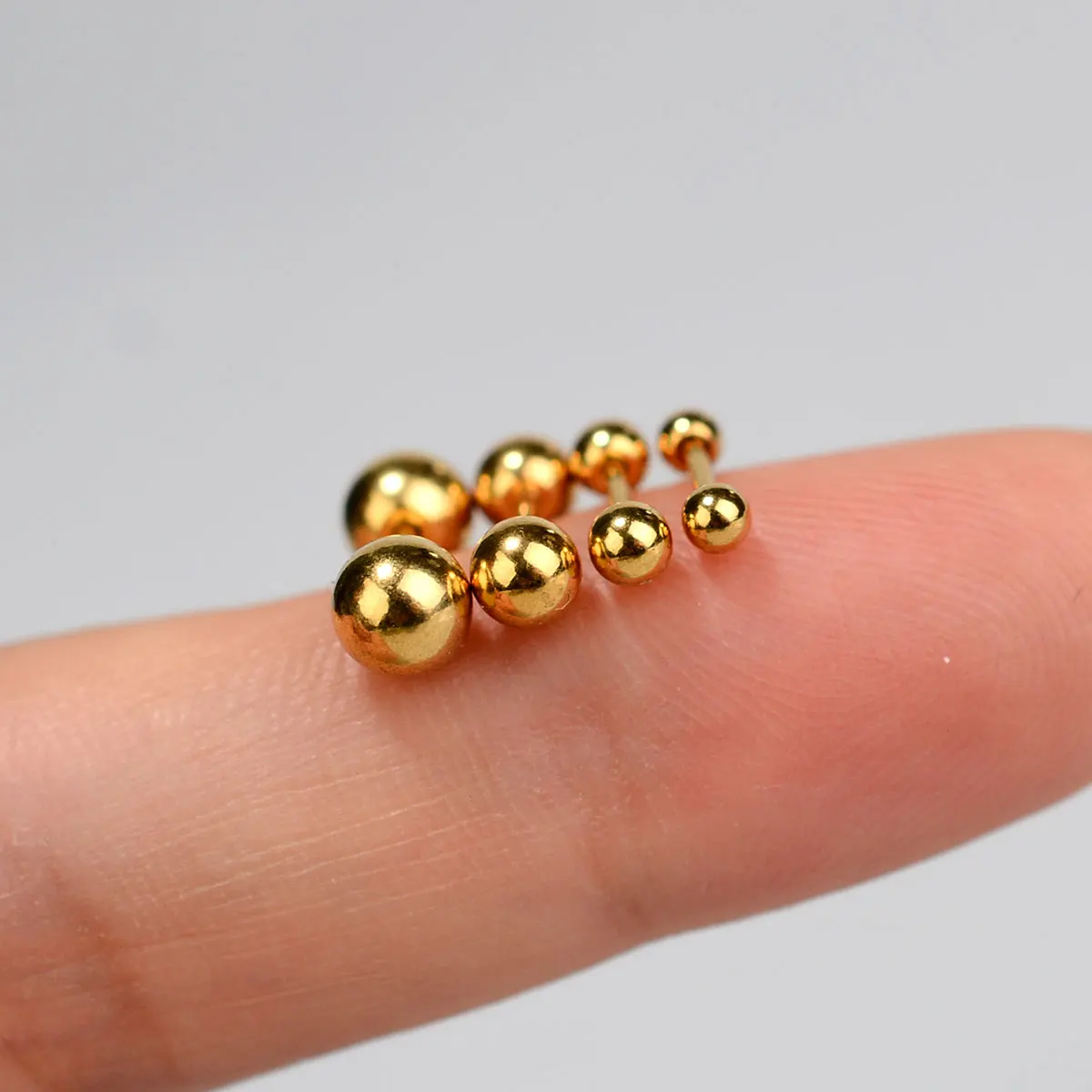 Boucles D'oreilles Spiralées à Clou, Perles Argentées - Neuf Avec étiquettes