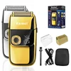Kemei KM-2028 Electric Shaver for Men Rechargeable 2in1 Hair Trimmer Machine Twin Blade Bald Head Washable Professional Barber 1