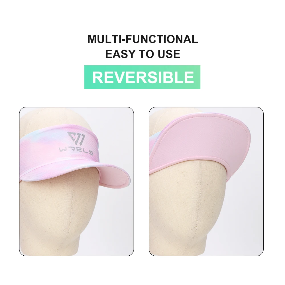 WRELS 1pc New Fashion Light Tie-dye Hat Sports Sunshade Sunscreen Sweat Breathable Quick-drying Baseball Cap