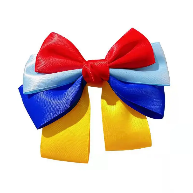 Korean Children's Cute Princess Bow Streamer Hairpin Headwear Girls Kids Women Hair Accessories