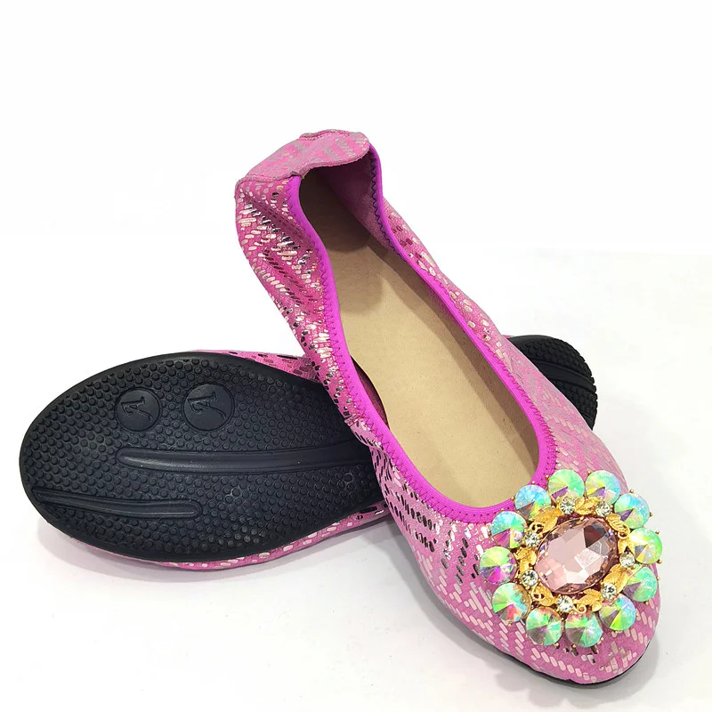 

Colorful Sequined Women Ballet Flats Ballerina Shoes for Ladies Girls Comfort Cute Bow Wedding Dress Flat Banana Shoes
