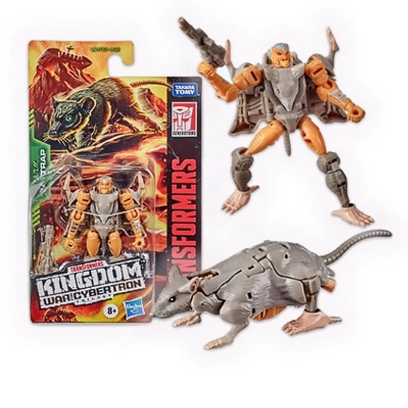 

TAKARA TOMY Transformers Fortress Besieged Kingdom Core BW Beast Wars Rattrap Corydoras Pygmaeus Action Figure Model Toy for