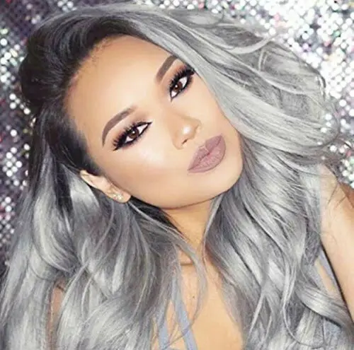 silver-grey-lace-front-wigs-body-wave-dark-gray-long-wavy-synthetic-hair