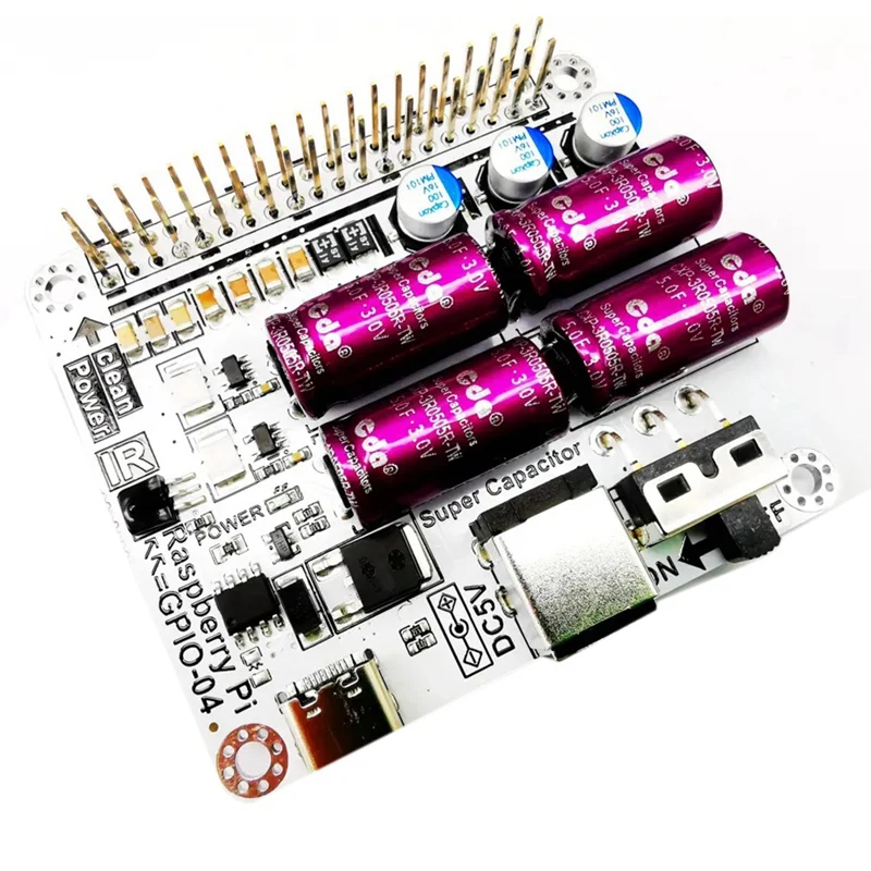 

Power Filter Module Super Capacitor Filter Board Moode Volumio For Raspberry HIFI Expansion Module Easy Install