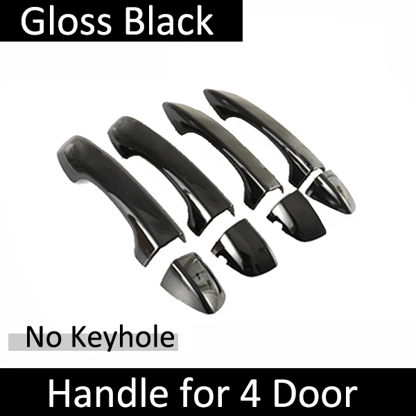 Fit For Seat Tarraco Kn2 2018 2019 2020 2021 2022 Gloss Black Door Handle  Cover Sticker Trim Car External Protective Accessories - Exterior Door  Handles - AliExpress