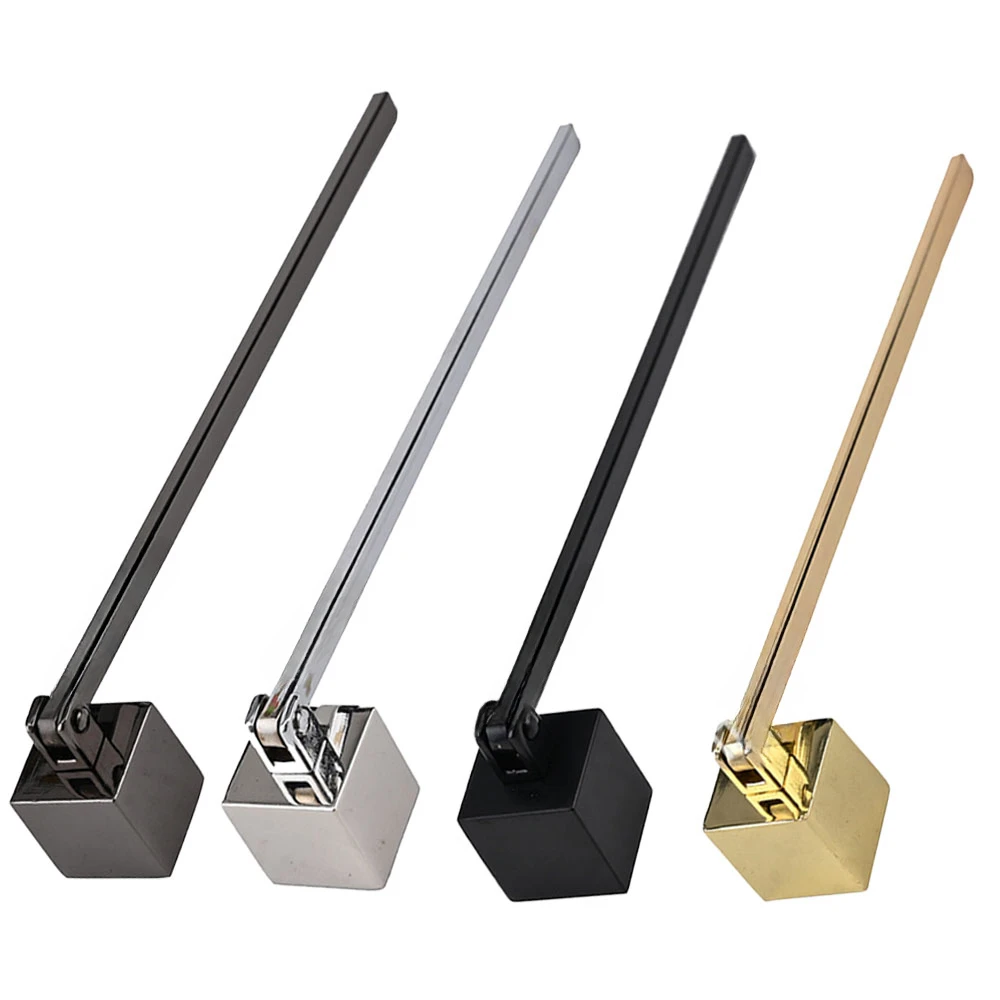 Metal Candle Snuffer Aromatherapy Candle Care Tools Smoke Free Square Bell Accessories Long Handle 4 Colors,candle damper,candle snuffer