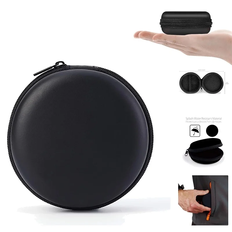 Compact Shockproof Waterproof Portable Headphones and Accessories Carrying Case