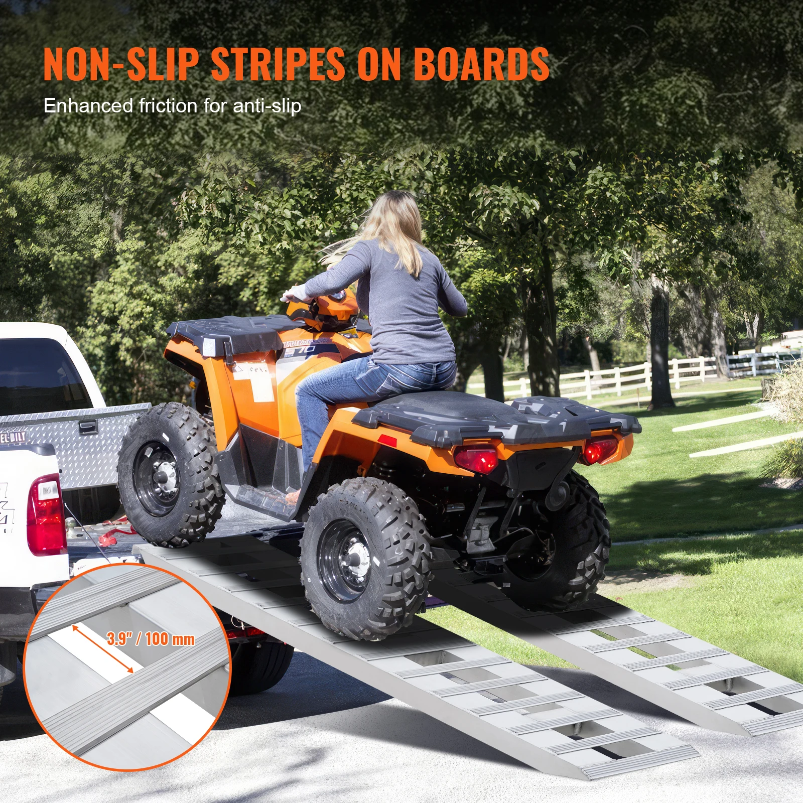 Aluminum Loading Ramps for Motorcycles and ATVs