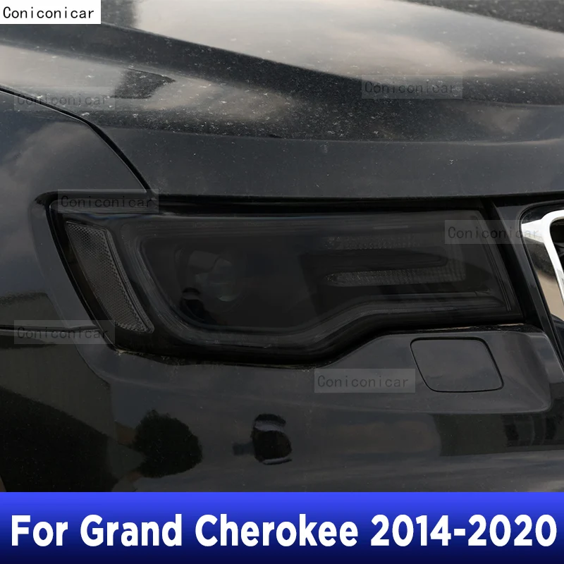 

Для Grand Cherokee 2014-2020, передняя фара автомобиля, защита от царапин, ТИНТ, аксессуары для ремонта детской лампы, наклейка
