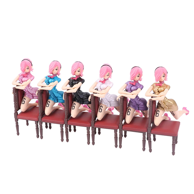 

14cm Anime One Piece Action Figure Vinsmoke Reiju Germa 66 Sanji Sister Sexy Girl Sit Chair Doll PVC Collectible Model Toy Gift