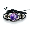 Project SEKAI Anime Asahina Mafuyu  Leather Bracelets Black Multilayer Braided Bracelets Bangles Handmade Jewelry Gifts 5