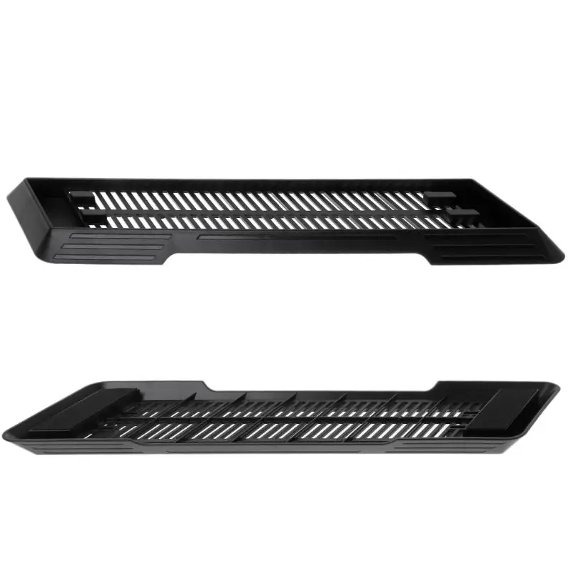 OOTDTY 수직 스탠드 마운트 거치대 도크 크래들, PS4 Pro / PS4 슬림 게임 액세서리 콘솔, ABS 블랙 심플 스탠드 마운트 홀드