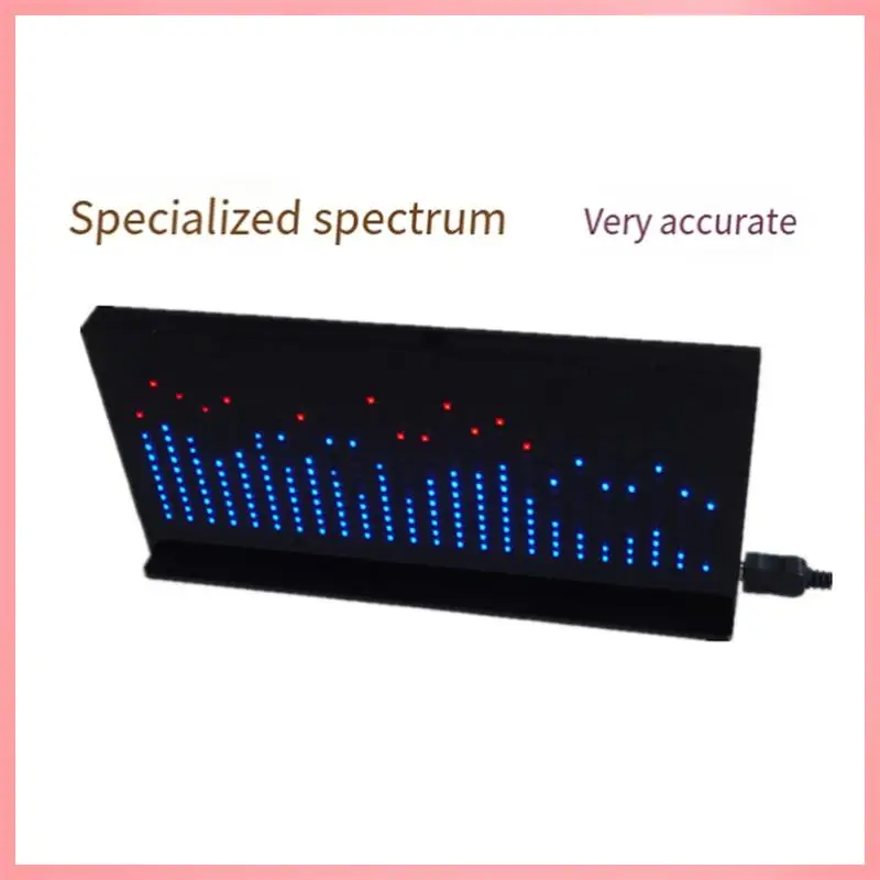 Y23A-AS1424 자동차용 DIY 시각 음악 스펙트럼 모니터, LED 레벨 표시기 키트, DC 5V