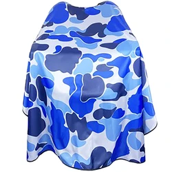 Professional Anti - Static Waterproof Hair Cutting Cape (Blue)