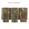 Tactical 5.56/7.62 Triple Magazine Pouch Magazine Holder with Hook Fasteners for MK3/MK4 Chest Rig Magazine Insert Pouch 5