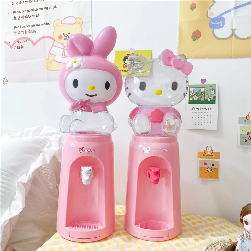 산리오 카툰 헬로 키티 마이 멜로디 데스크탑 워터 디펜서, 귀여운 뷰티 커플 대용량 장난감, 소녀 선물, 2L
