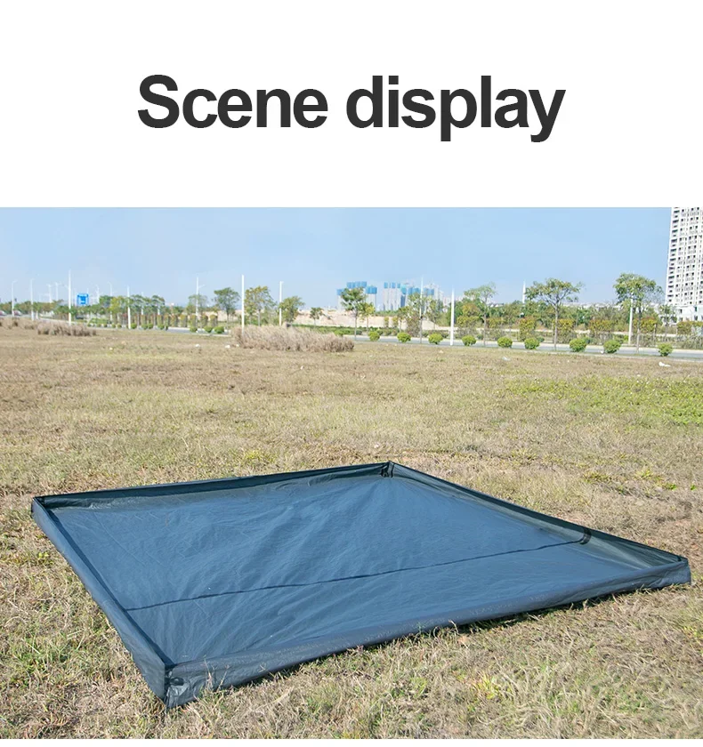 Picknick-Stranddecke, Reisematte, Schlafmatte für Überdachung im Freien, Pavillon, Zelt, Camping, Plane, Boden, Fußabdruck, wasserdicht, 3 x 3 m – Detail 7