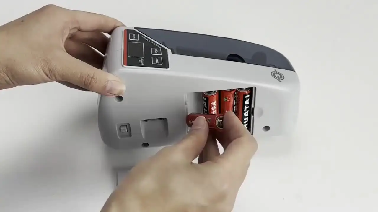 Cash Machine Mini Handheld Money Counter - Battery/AC Operated Cash ...