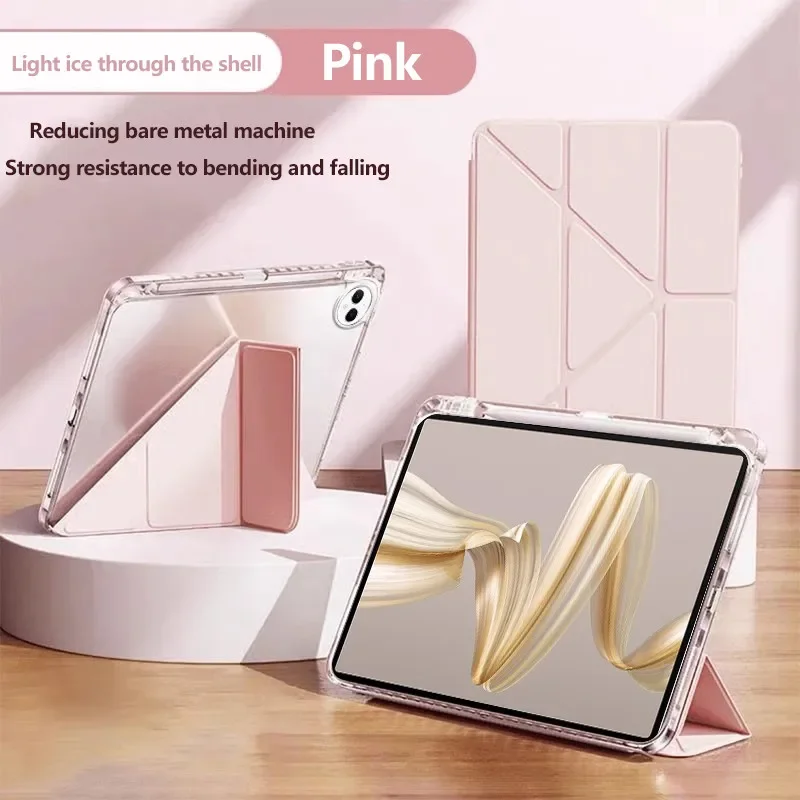 Premium Tablet Case with Pen Slot - Durable PU+PC Cover