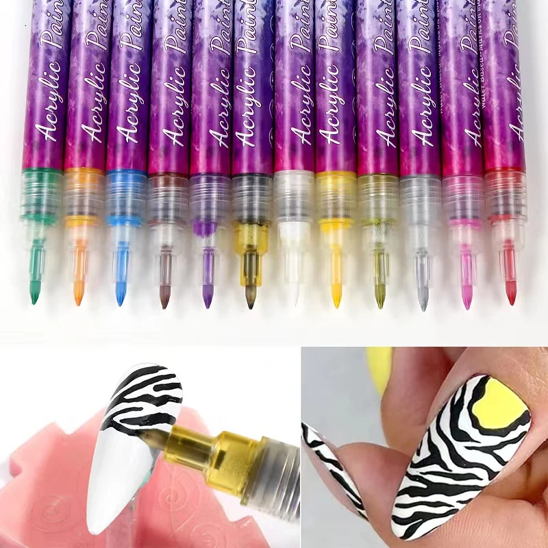 Nail Art Graffiti Pen Acrylic Quick Drying Gel Polish