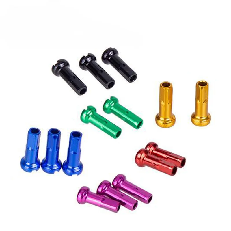 Bicycle Spoke Cap 50/100pcs for 14G 2mm Spoke MTB Road Bike Colorful Wheel Nipple Bike Accessories