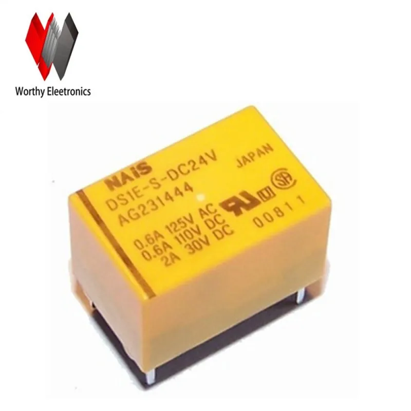 

Free shiping wholesale 10pcs/lot relay DS1E-S-DC24V