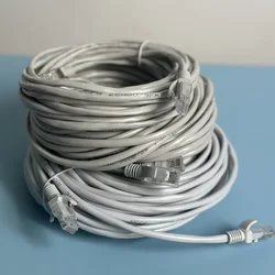 Durable Outdoor Waterproof Ethernet Network Cable - Versatile Length Options - Ideal - 20M (Gray Color)