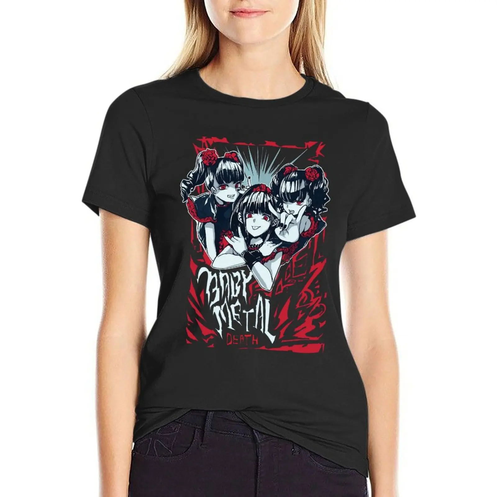 

Baby Metal Design T-Shirt t-shirts for Women graphic tees Woman fashion Top Women