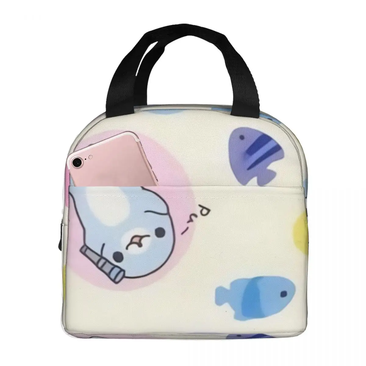 

Kawaii Seal Thermal Insulated Lunch Bags Lunch Container Food Handbags Portable Lunch Box Tote Beach Boy Girl